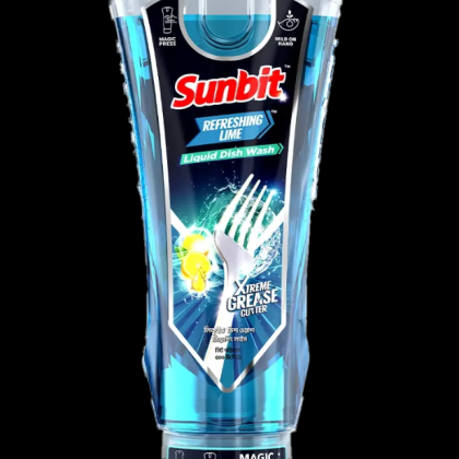 Sunbit Refreshing Lime Magic Press Liquid Dishwash 500ml