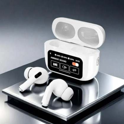 Airpods A9 Pro Touch Screen Display with ANC ENC TWS Earbuds