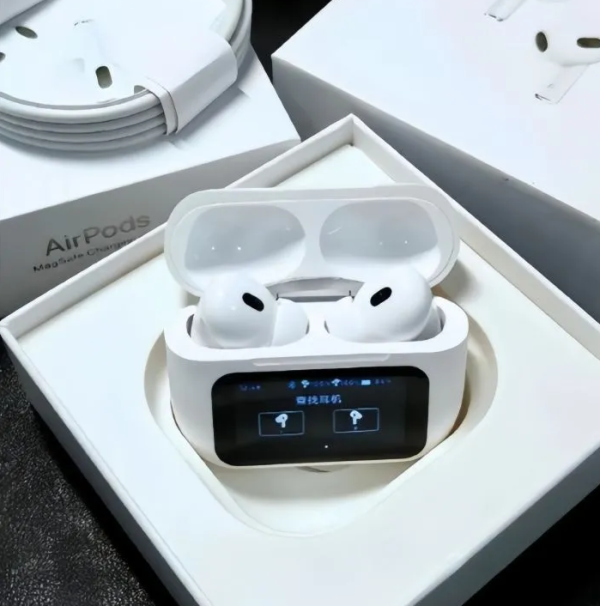 Airpods A9 Pro Touch Screen Display with ANC ENC TWS Earbuds - Image 2