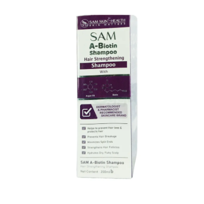 Sam A-Biotin Hair Strengthening Shampoo 200ml