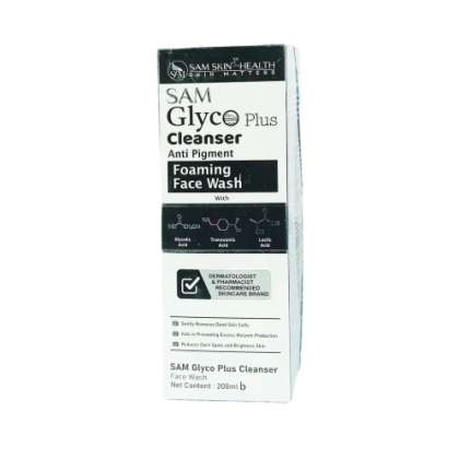 Sam Glyco Plus Cleanser Anti Pigment Foaming Facewash 200ml